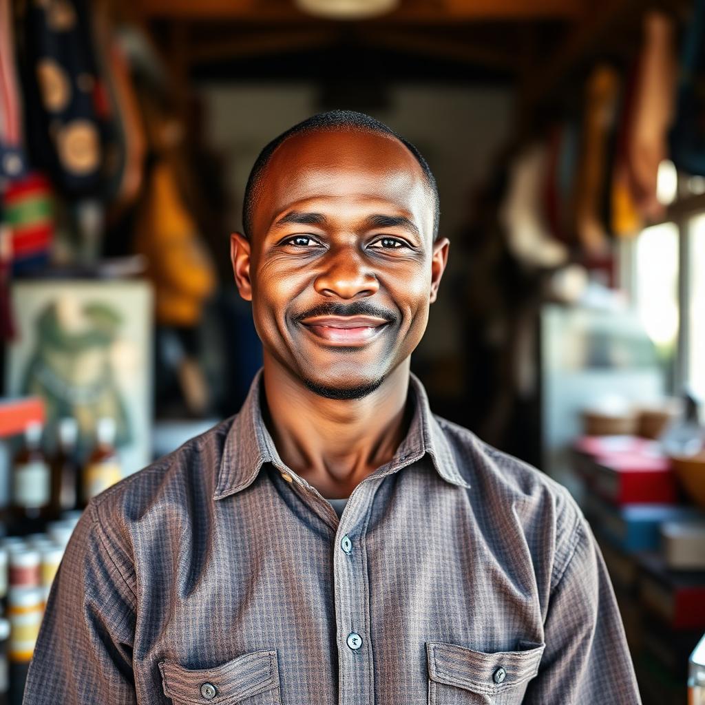 African business owner in their shop